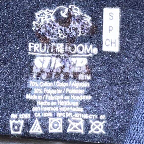 ☥ Brass Ankh Hoodie Navy Blue Size Small ☥ - Picture 6 of 7